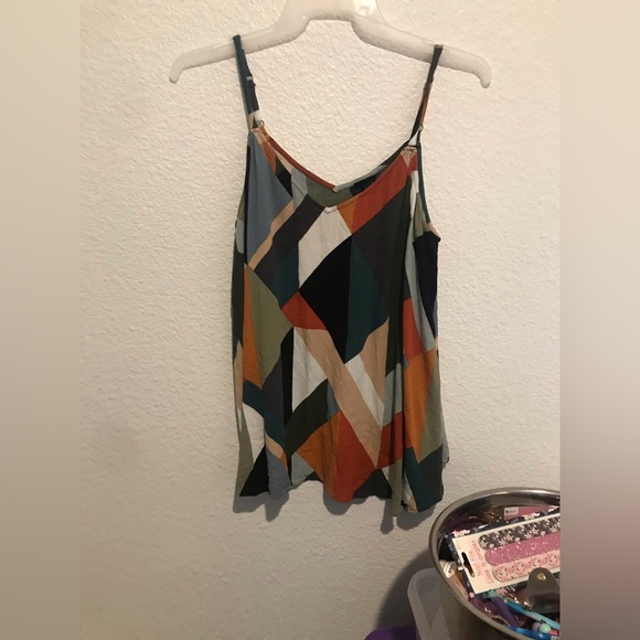 Torrid Sophie crinkle gauze swing cami- patchwork inspired coloring size 1 - Picture 4 of 4